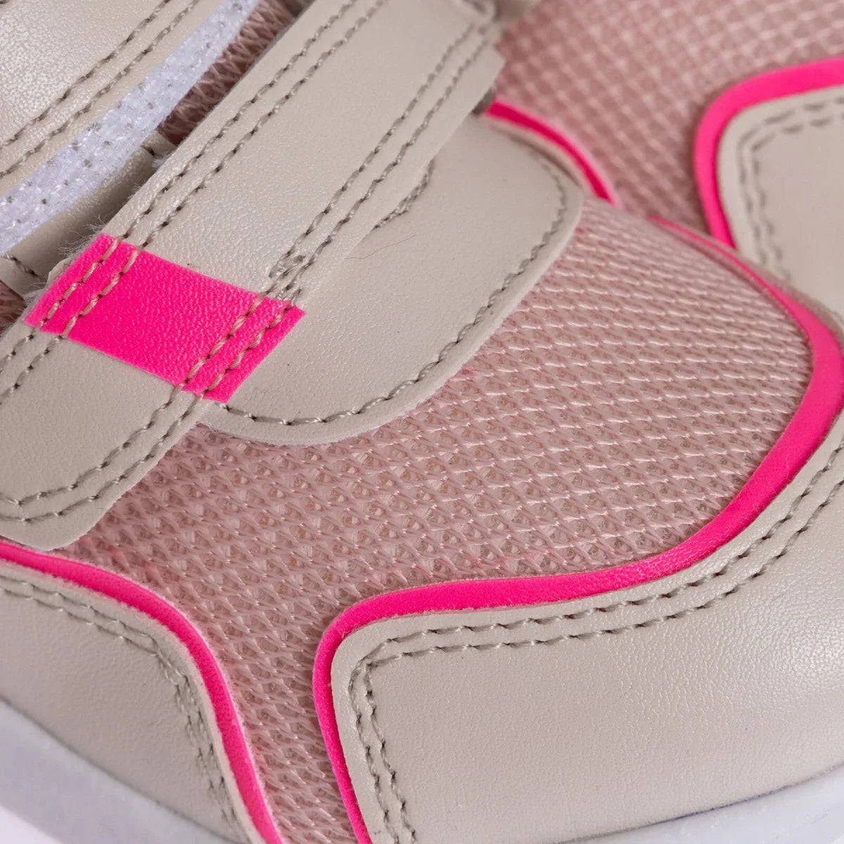 HelloBaby Touch-Fastening Faux Leather Baby Trainers