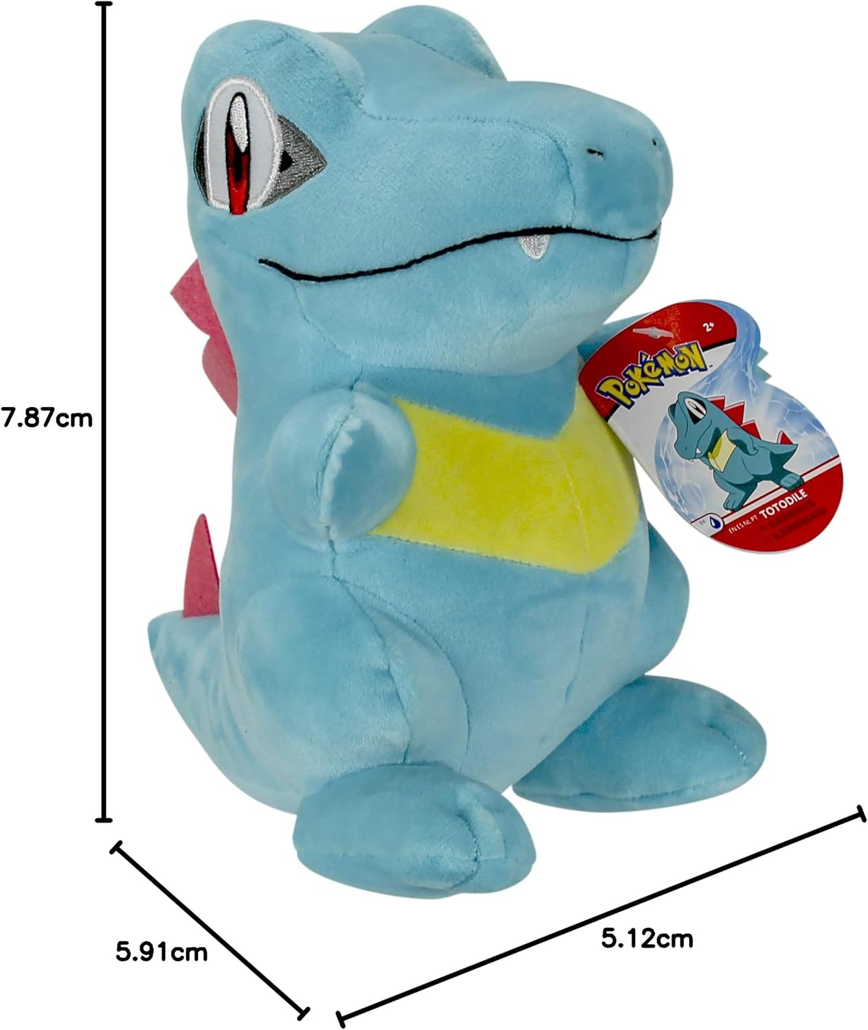 Pokemon 8" Totodile Plush