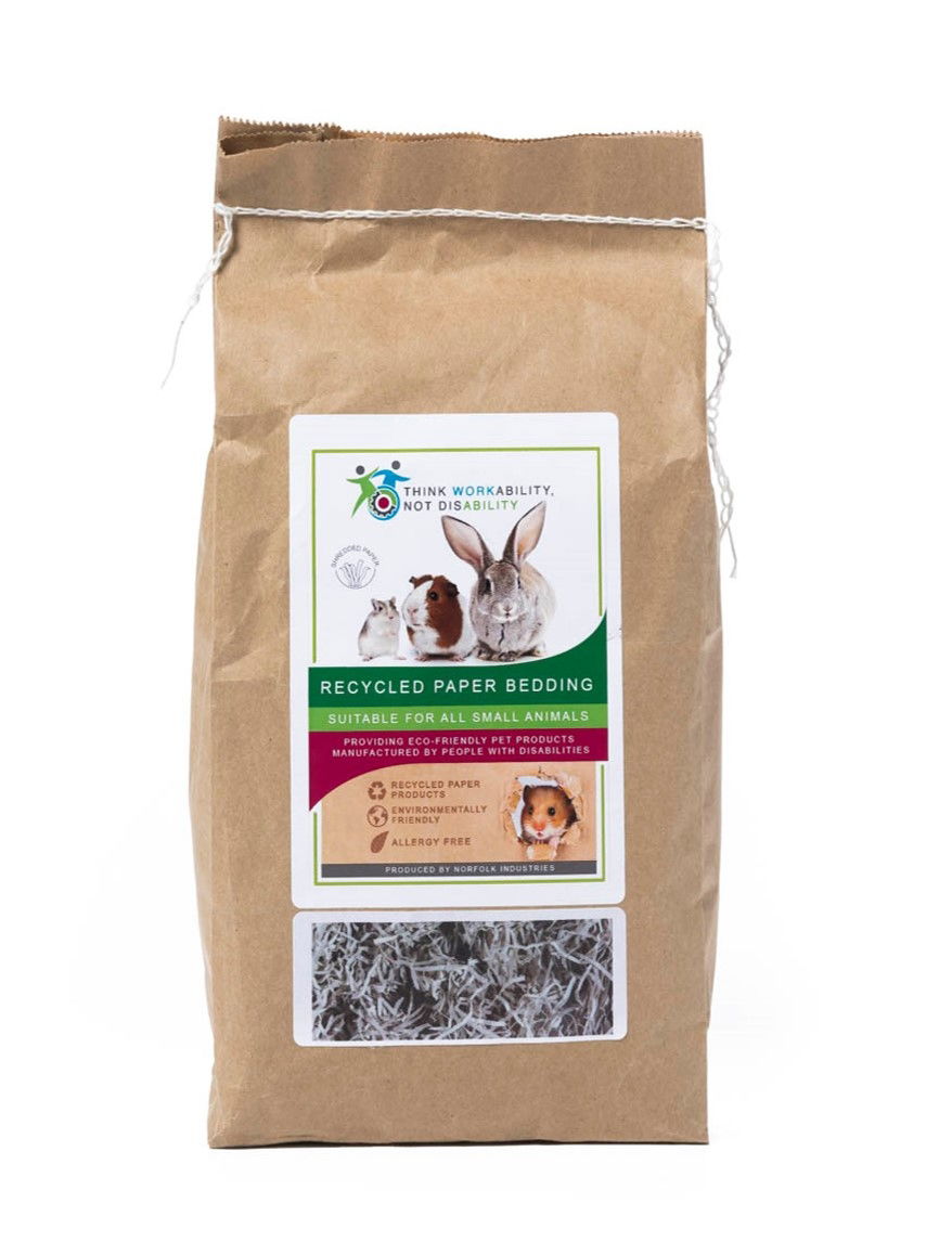 Recycled Paper Bedding - Plastic Free Product 85g - Case of 12