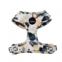 Long Paws - Funk the Dog Harness-Paint Splodge Grey Medium
