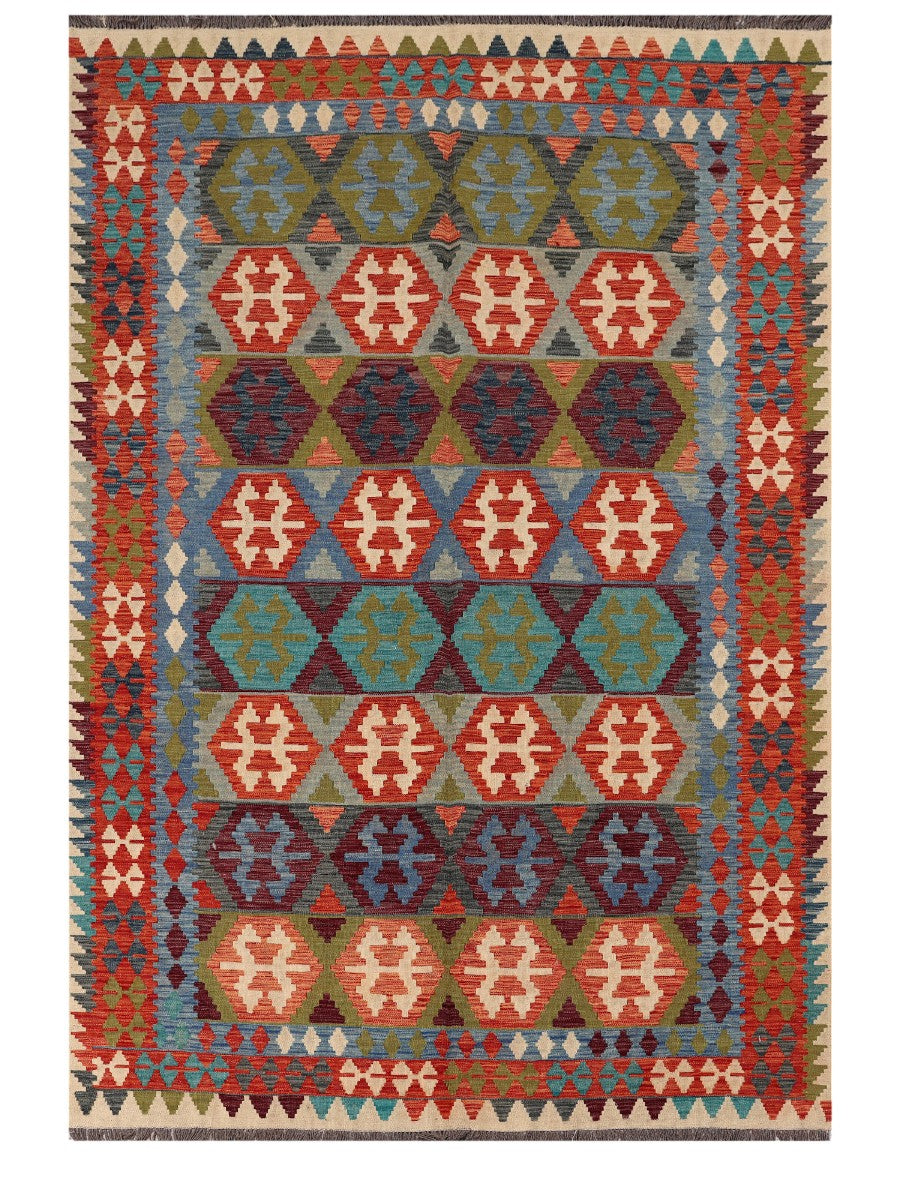 Maimana Afghanistan Kilim Rug - 295 x202 cm