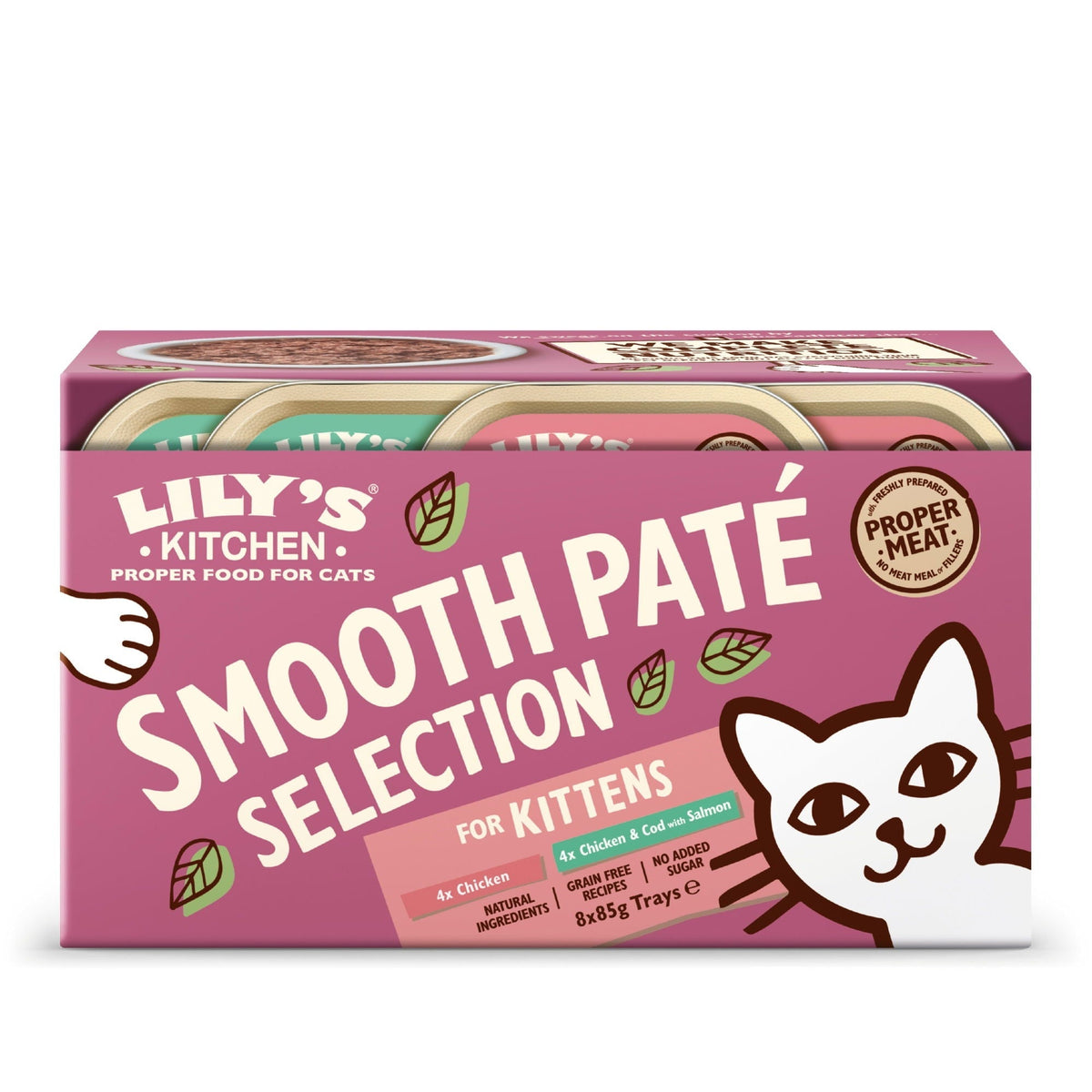 Lily's Kitchen Smth Paté Selection Multipack Kitten 8 x 85g - Case of 4