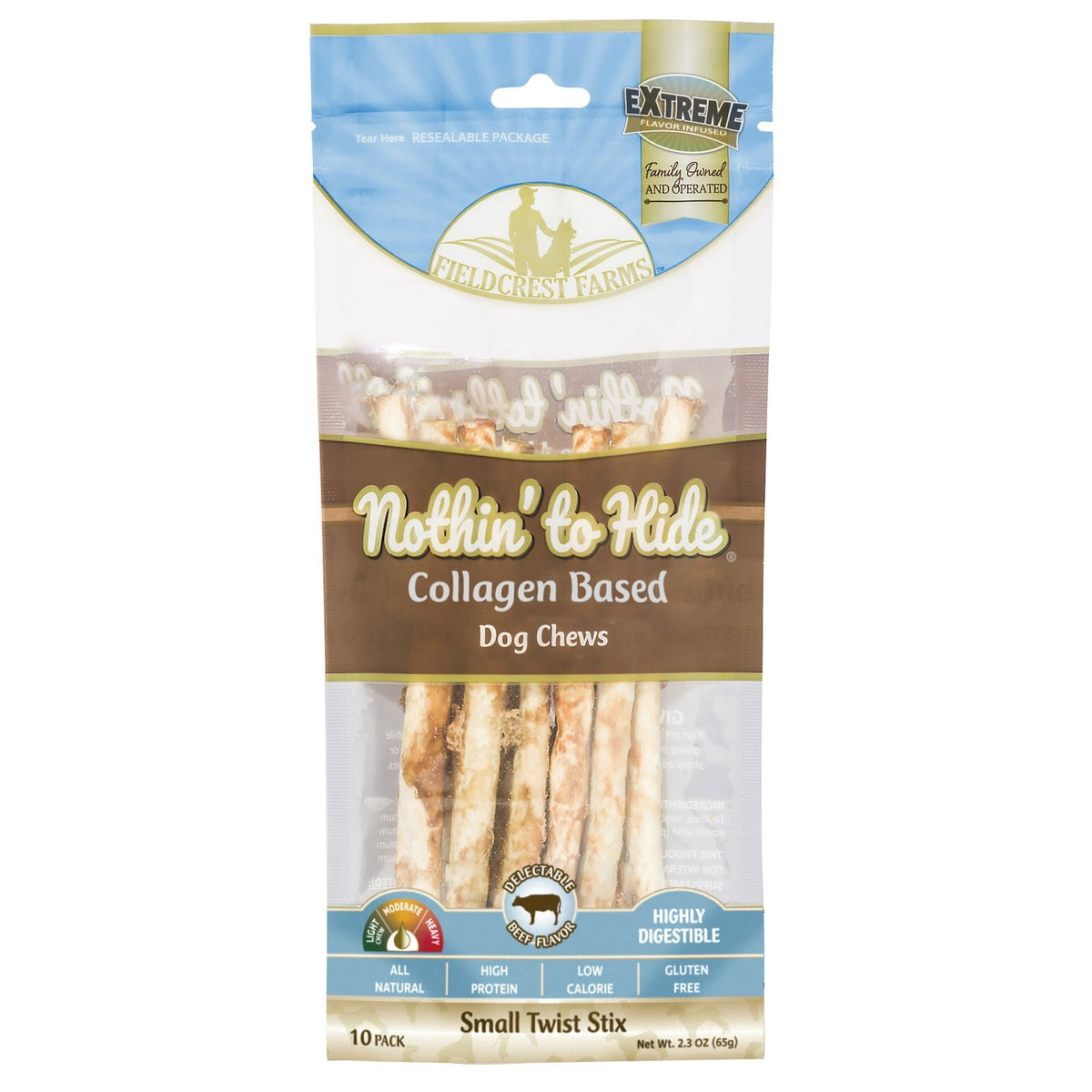 Nothing to hide Beef Twist Stick 10pk