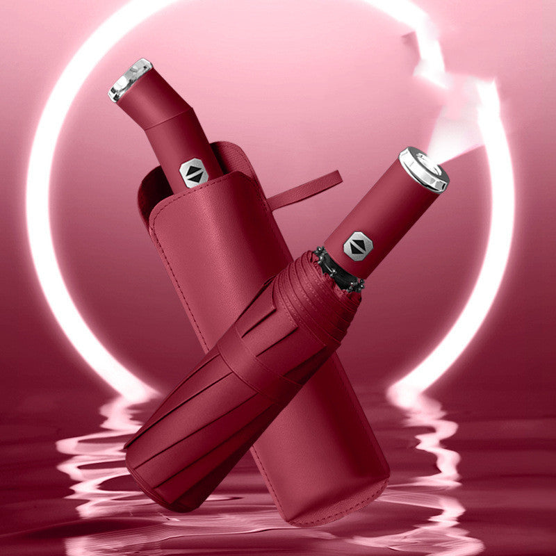 L.E.D Fitted Automatic, Wind-resistant Umbrella