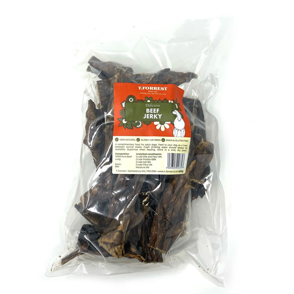 T Forrest Pre Pack Beef Jerky - 400g