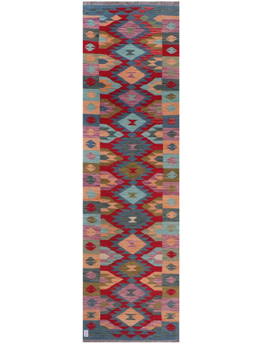 Maimana Afghanistan Kilim Runner - 300 x 85 cm