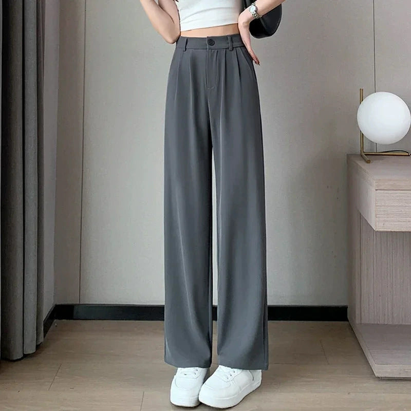 Fashion Casual Women's All-matching Straight Pants