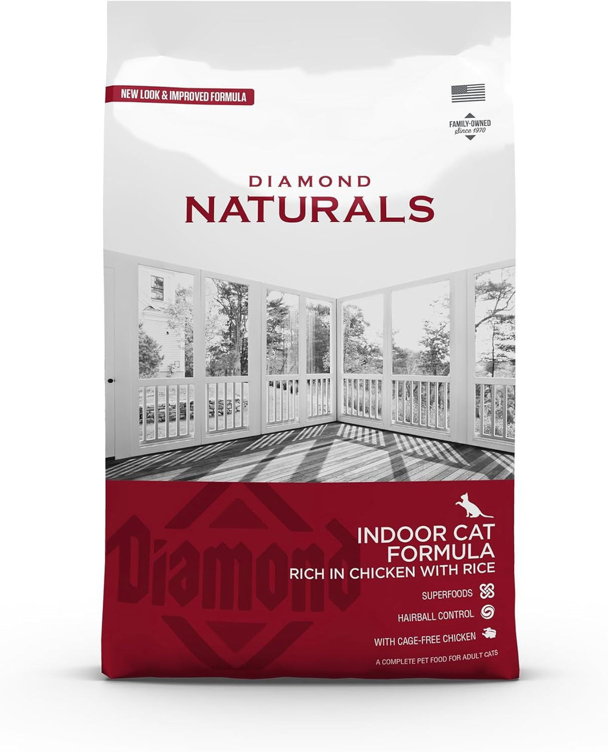 Diamond Naturals Indoor Cat Chicken & Rice 1kg