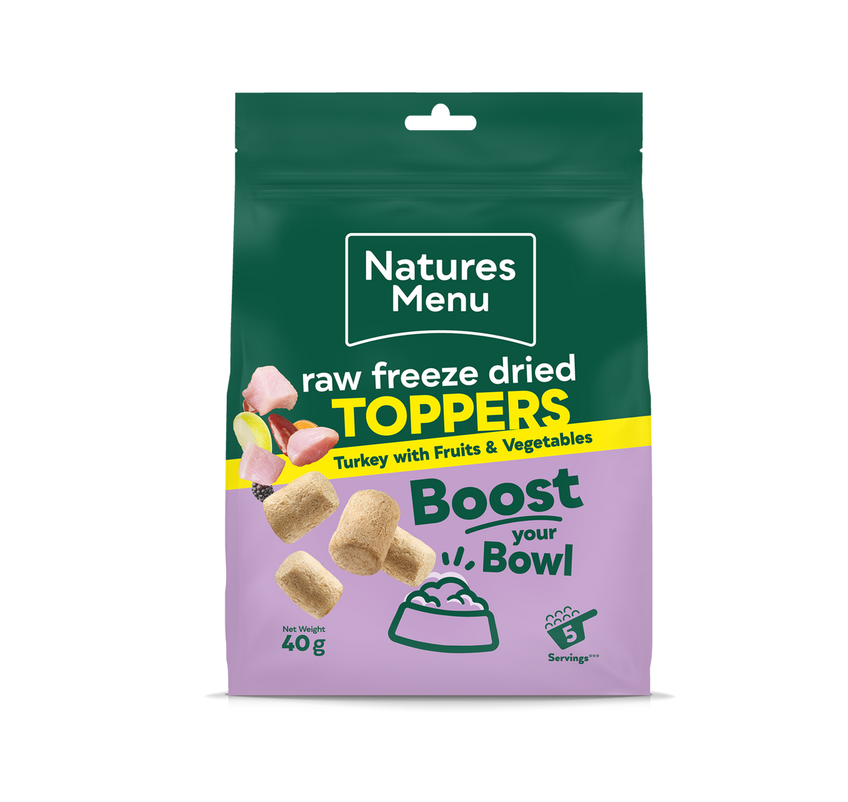 Natures Menu Topper Turkey 40g - Case of 7