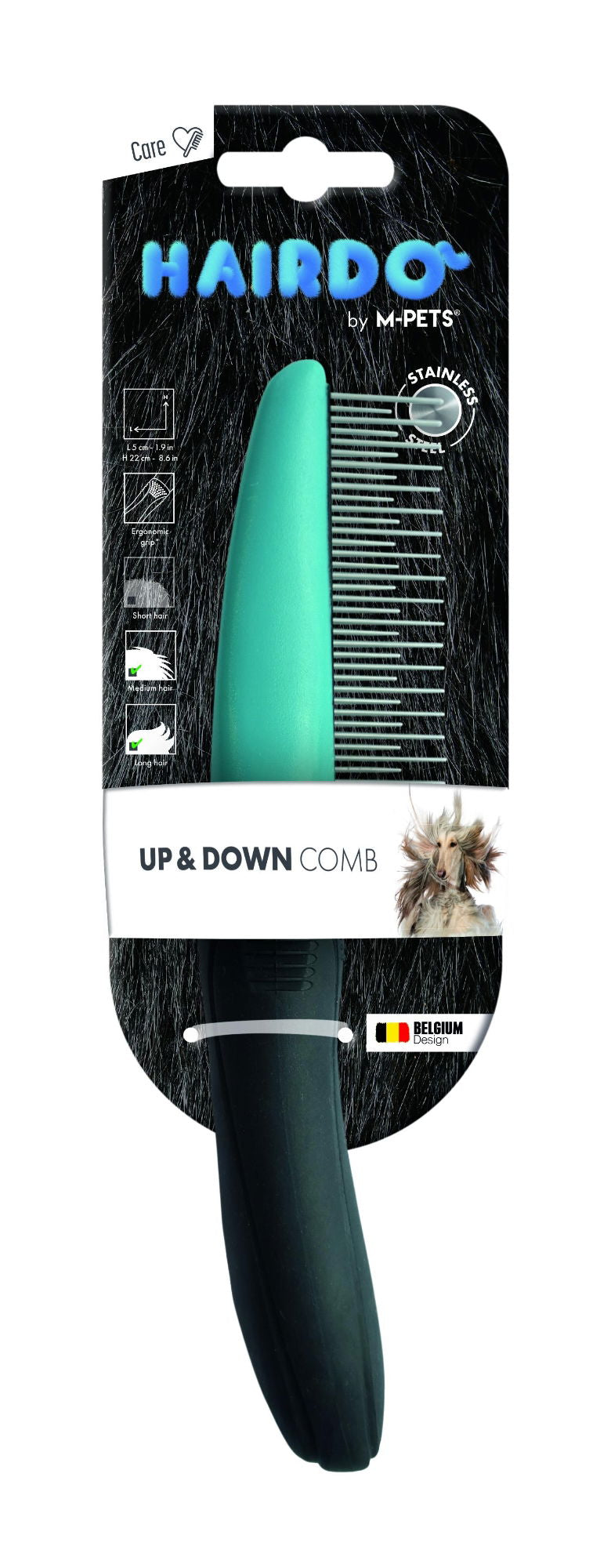 M-PETS Hairdo Up & Down Comb