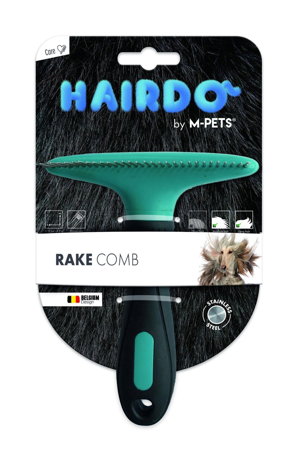 M-PETS Hairdo Rake Comb - 12 X 15 Cm