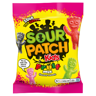 10 x Sour Patch Fruit Mix 10 Case 105GM