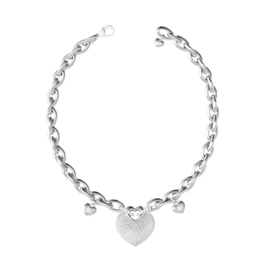 Ladies' Necklace Guess JUBN05205JWRHT-U Silver