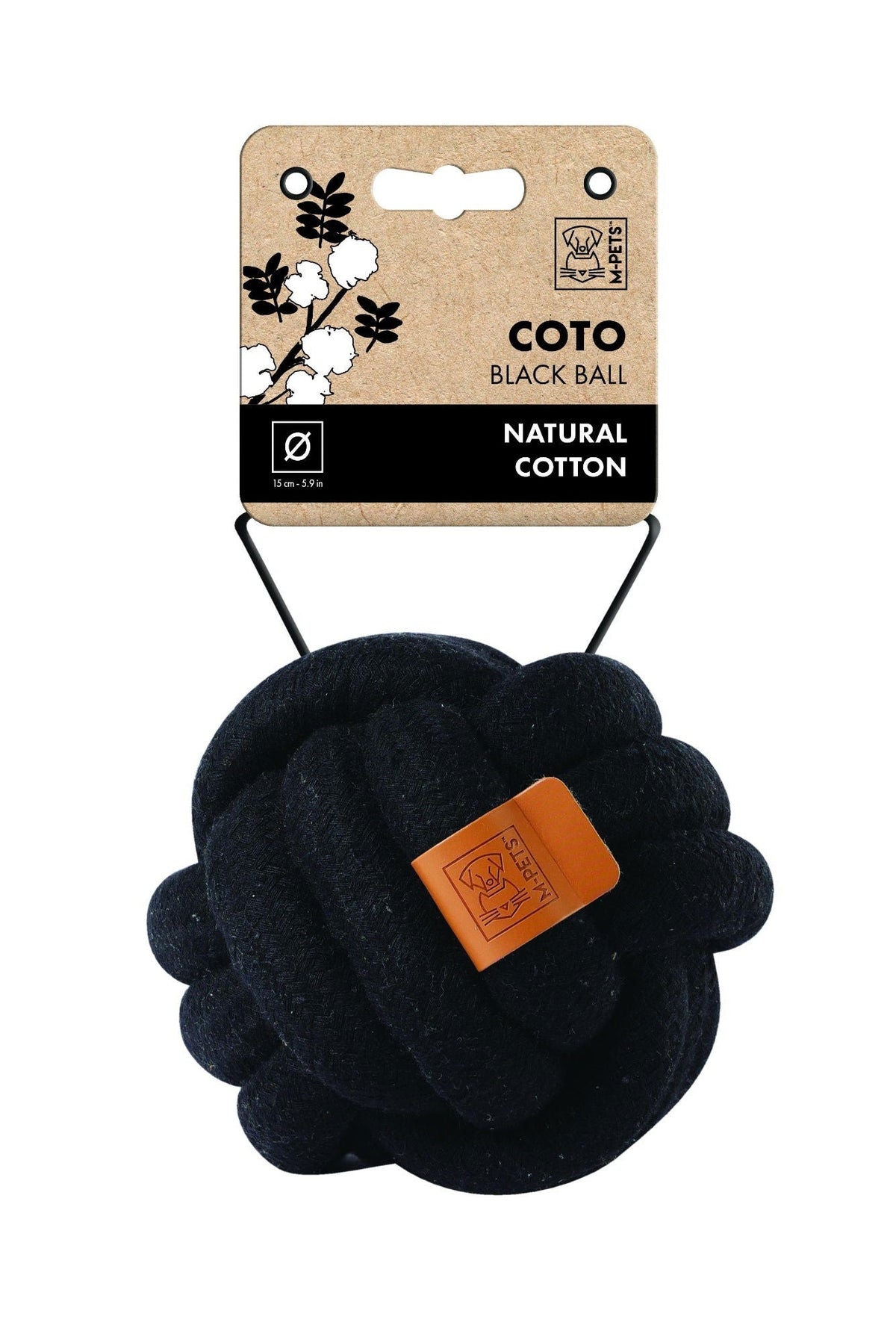 M-PETS Coto Black Ball 15 Cm