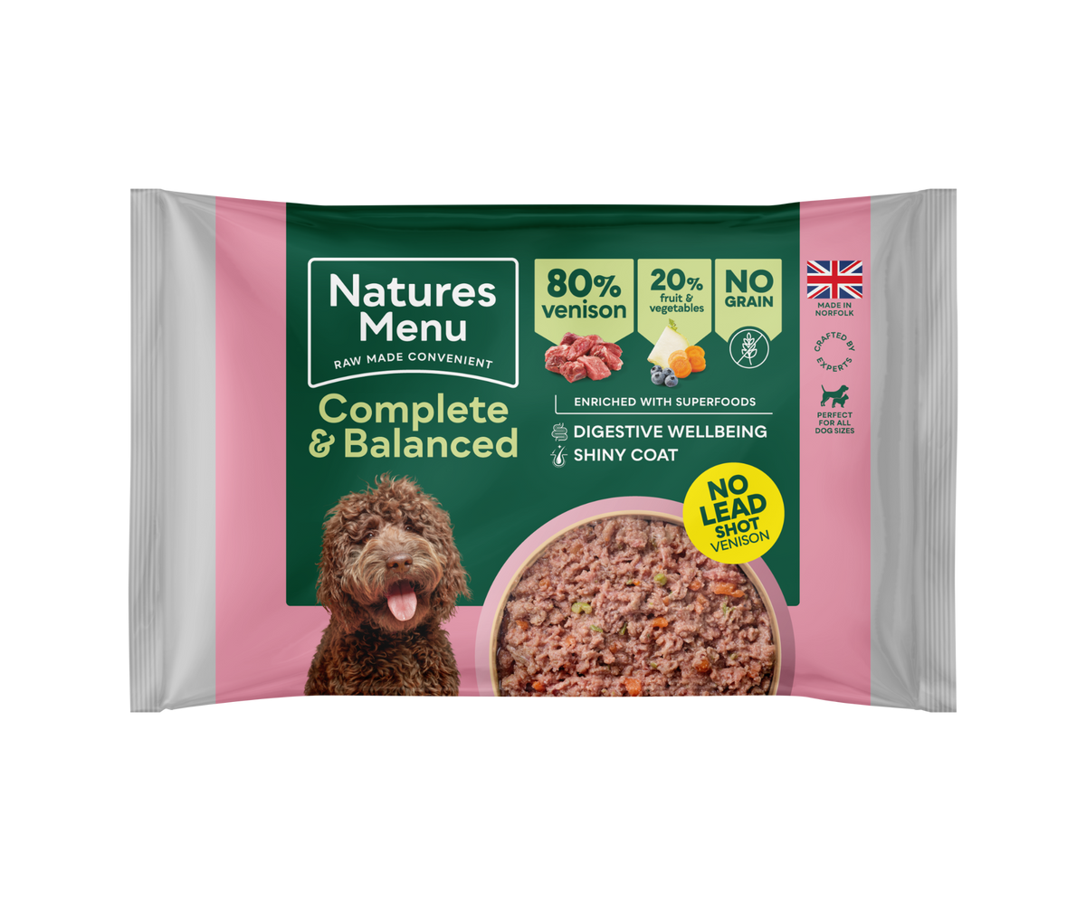 Natures Menu Complete & Balanced 80/20 Blocks Venison 500g