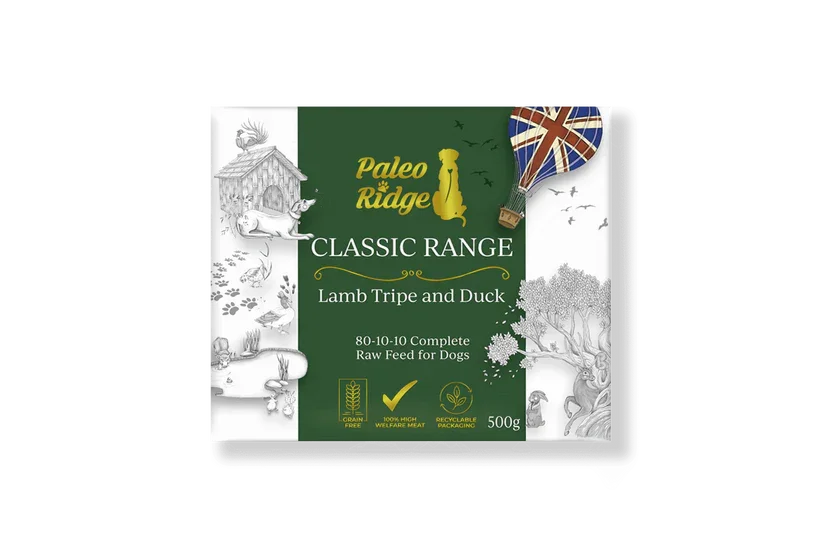 Paleo Ridge Classic Lamb Tripe and Duck 500g