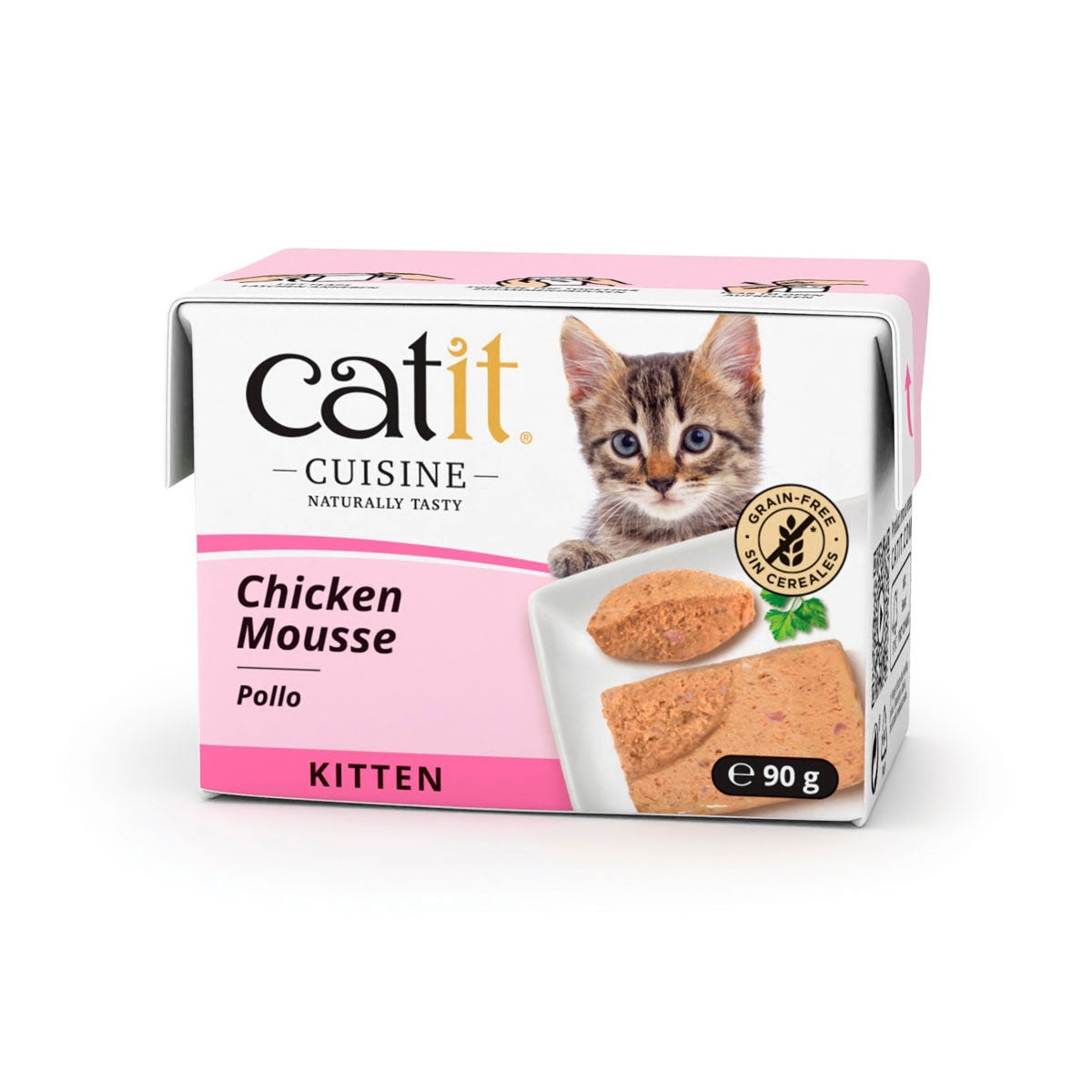 Catit Cuisine Kitten Chicken Mousse 90g - Case of 12