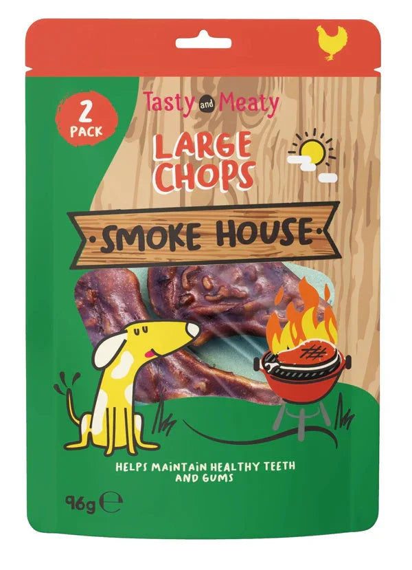 Tasty & Meaty Smokehouse Chops Large 96g