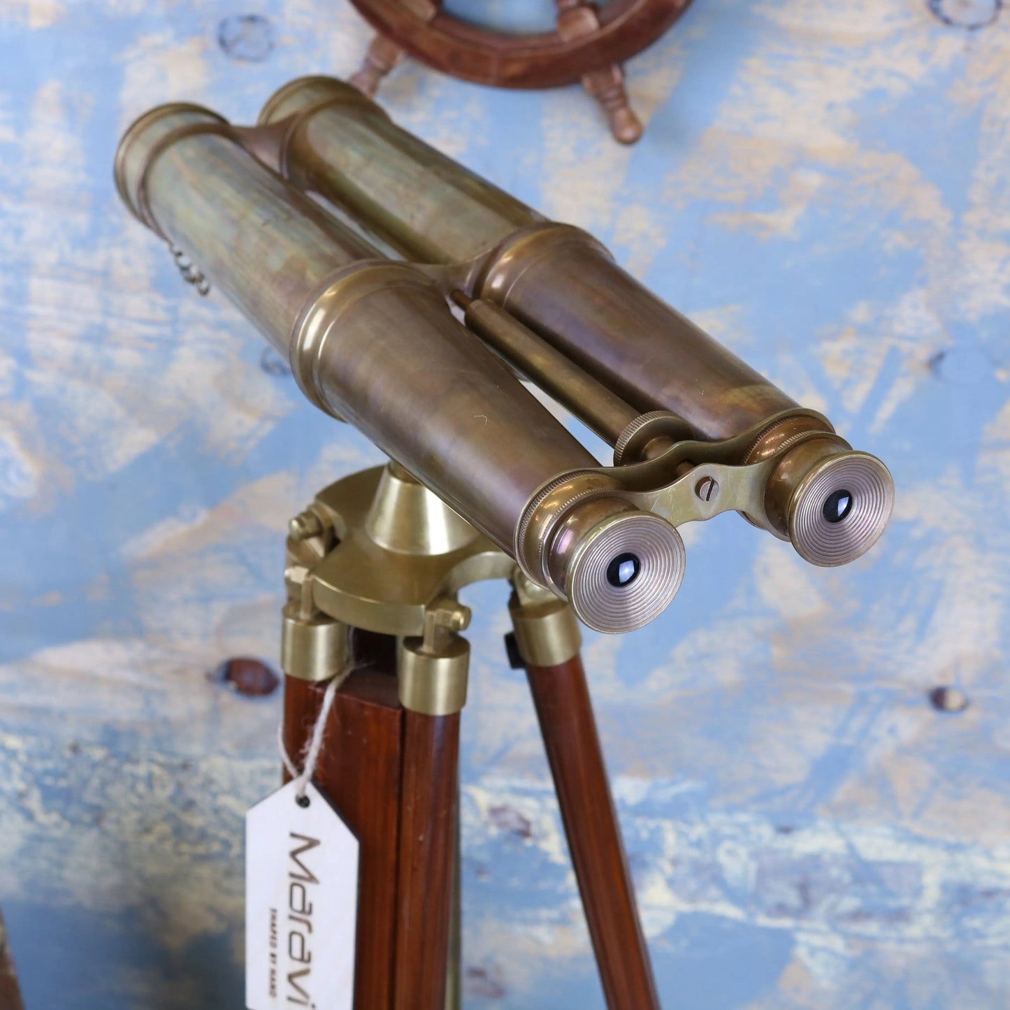 Mowai Vintage Binoculars on Tripod