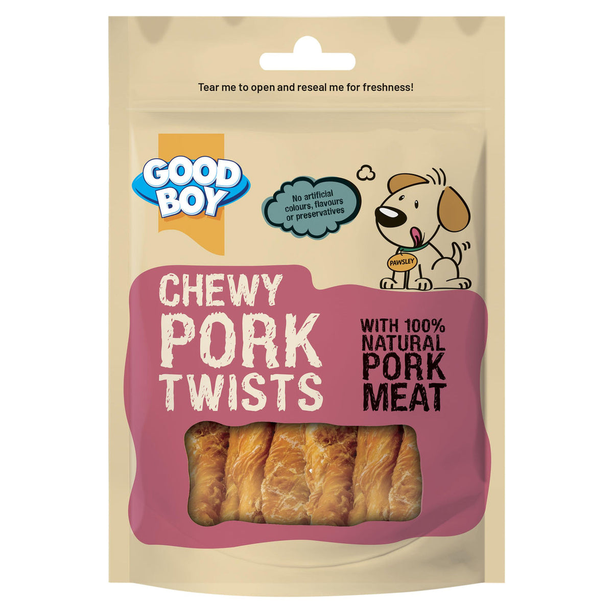 Good Boy Pawsley Pork Twists 60g