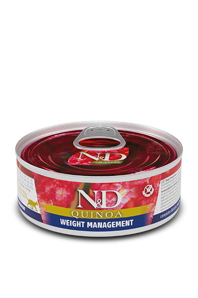 N and D Cat Quinoa Weight Management 80g - Case of 24