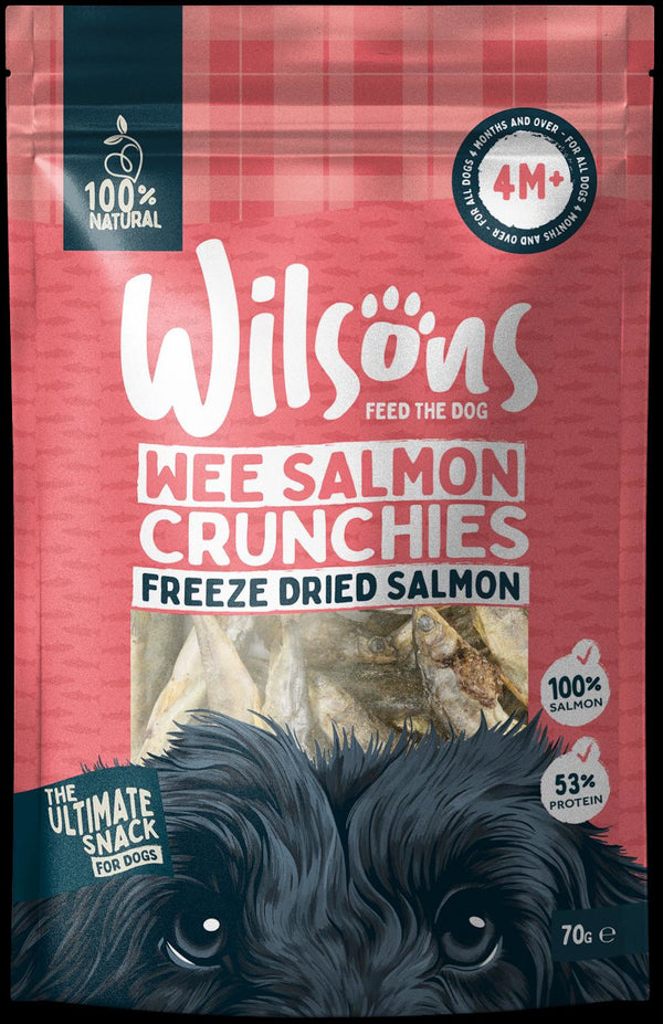 Wilsons Wee Salmon Crunchies 70g