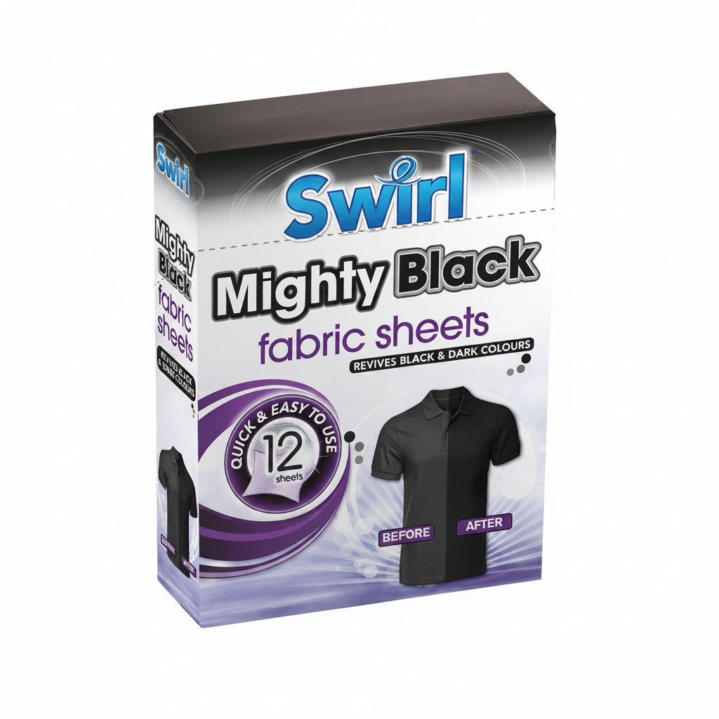 Mighty black fabric sheets