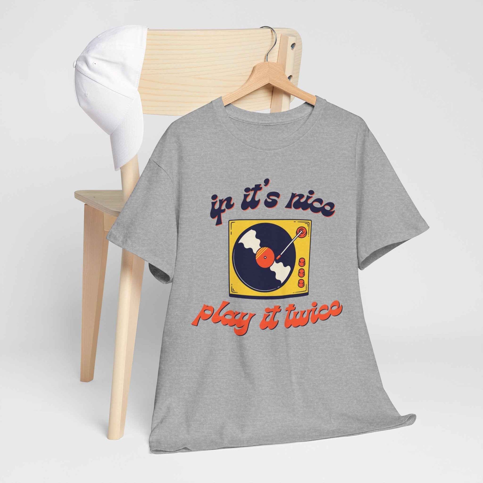 'If It’s Nice, Play It Twice' Vinyl T-Shirt