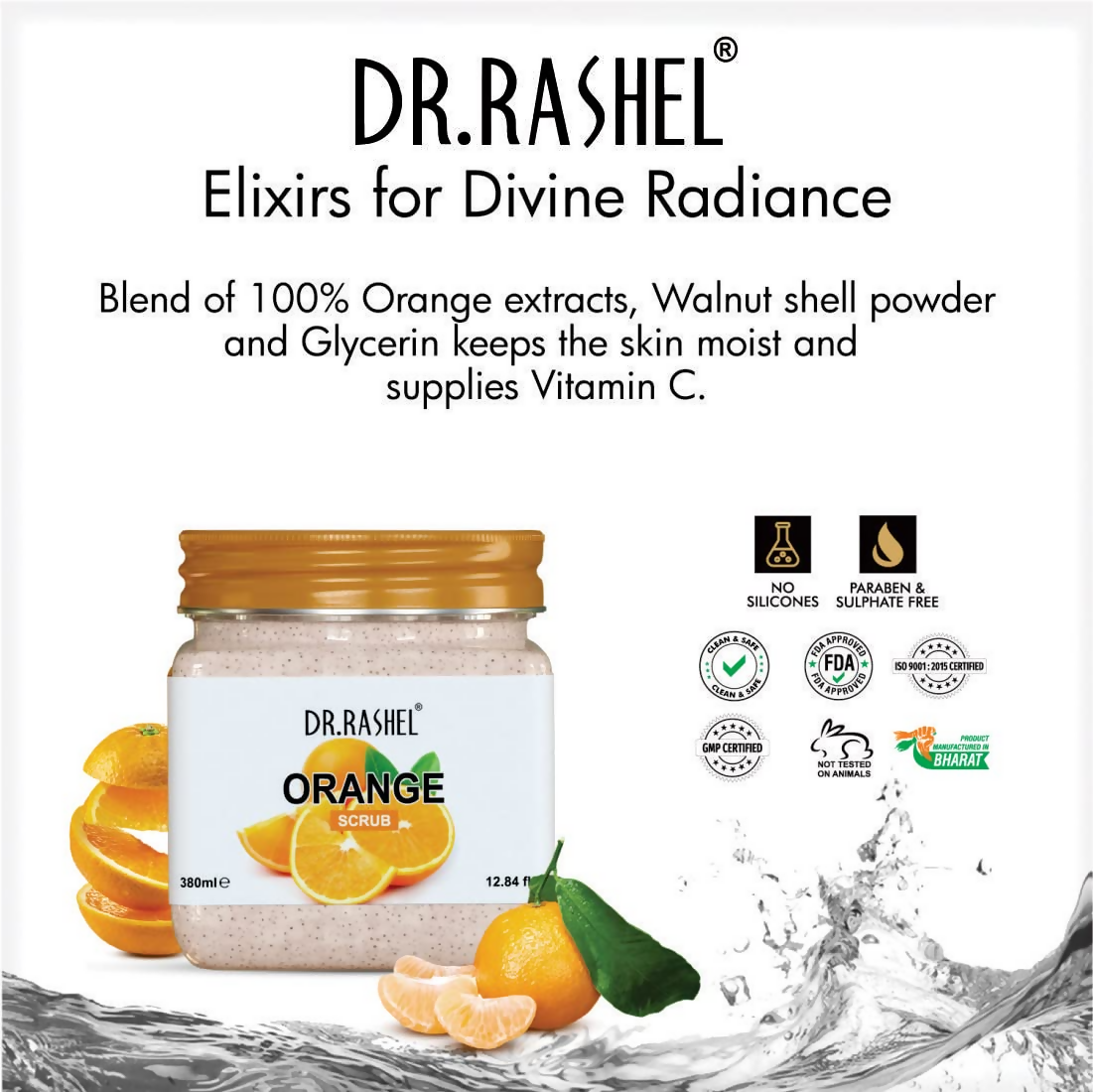 Dr.Rashel Orange Scrub For Face And Body