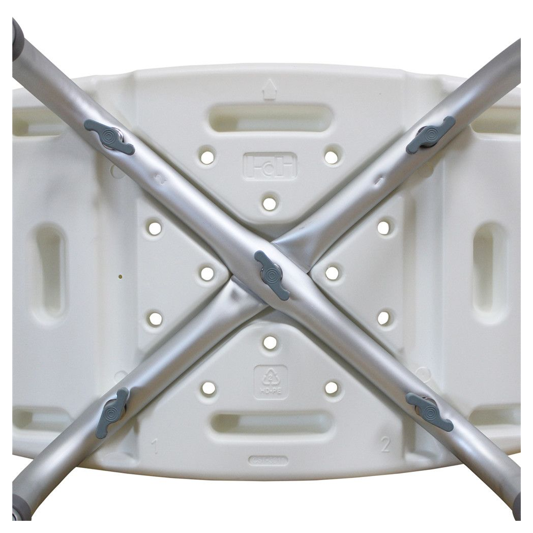 1.35MM Simple Bath Chair White