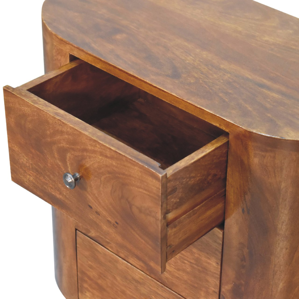 Artisan Furniture Solid Mango Wood Mini Chestnut Cabinet