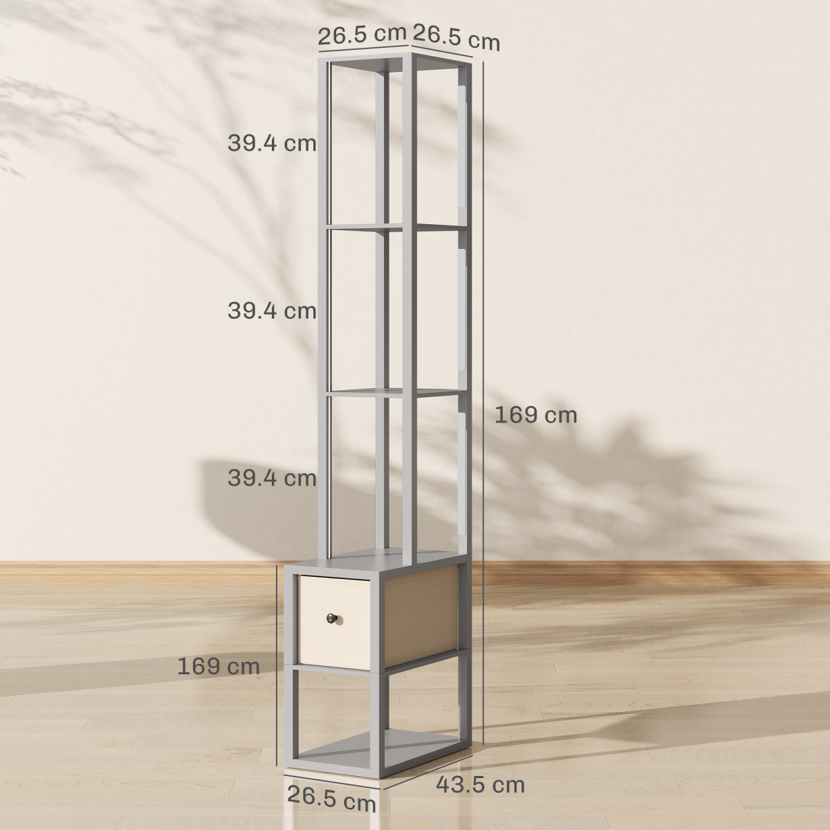 Bathroom Storage Cabinet-White