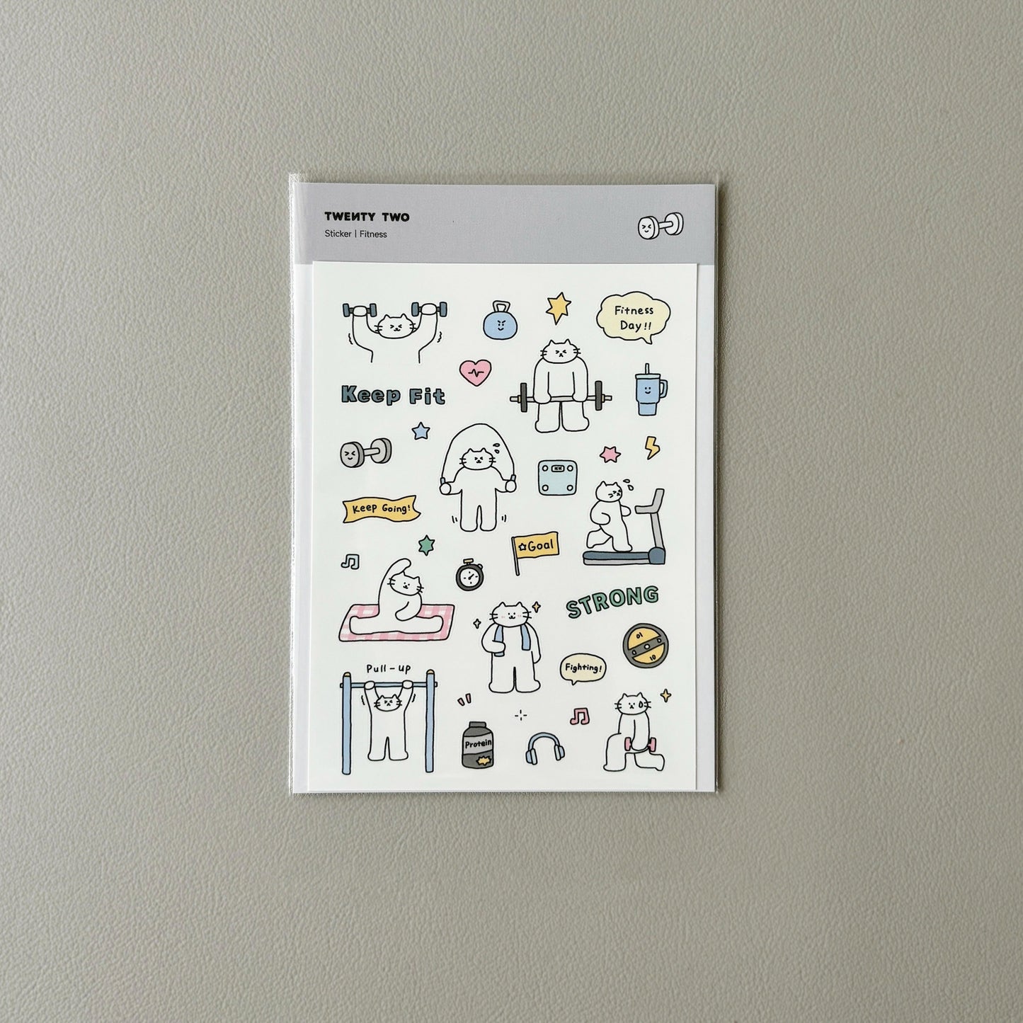 Twenty Two | Mini Kitty Summer Sticker