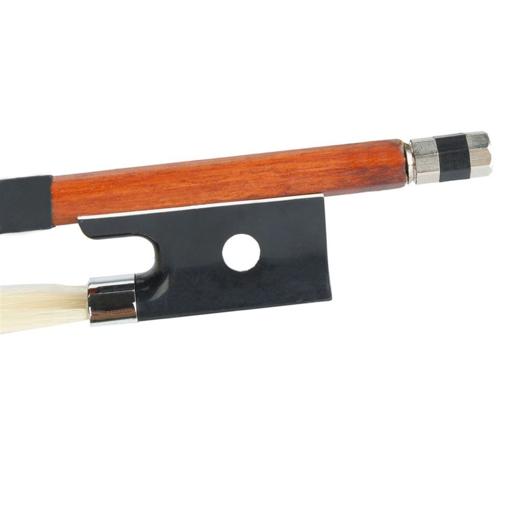 4/4 High Quality Arbor Violin Bow with Black Handle Brown