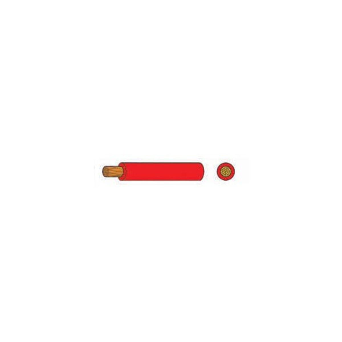 AMC 1 Core 1.5mm² Red Thin Wall Cable (100m)