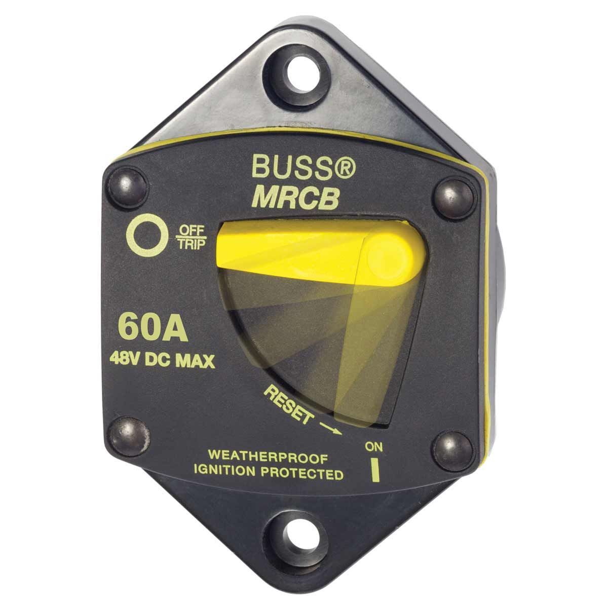 Blue Sea 187 Panel Mount Circuit Breaker (60A)