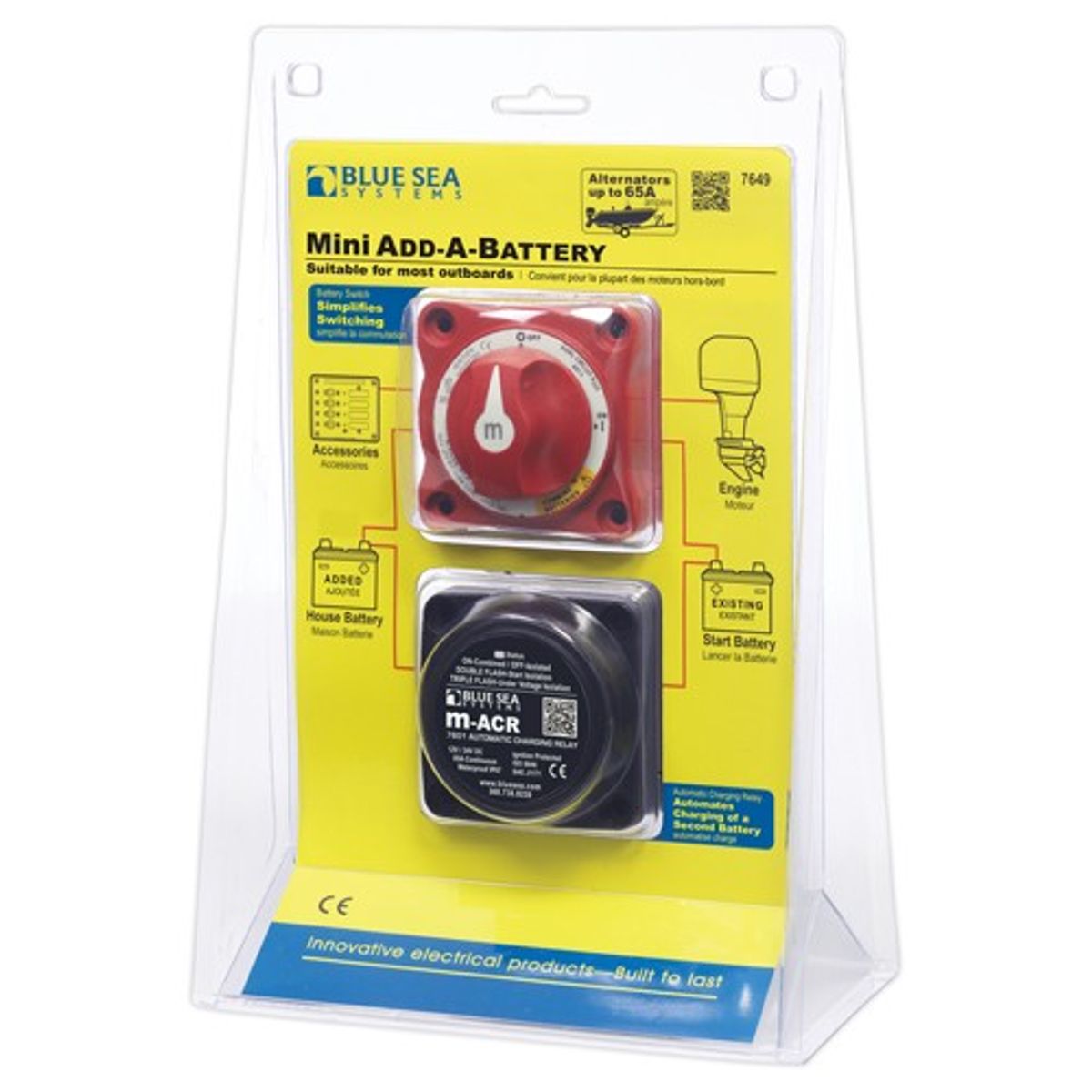 Blue Sea Mini Add A Battery Kit (65A)