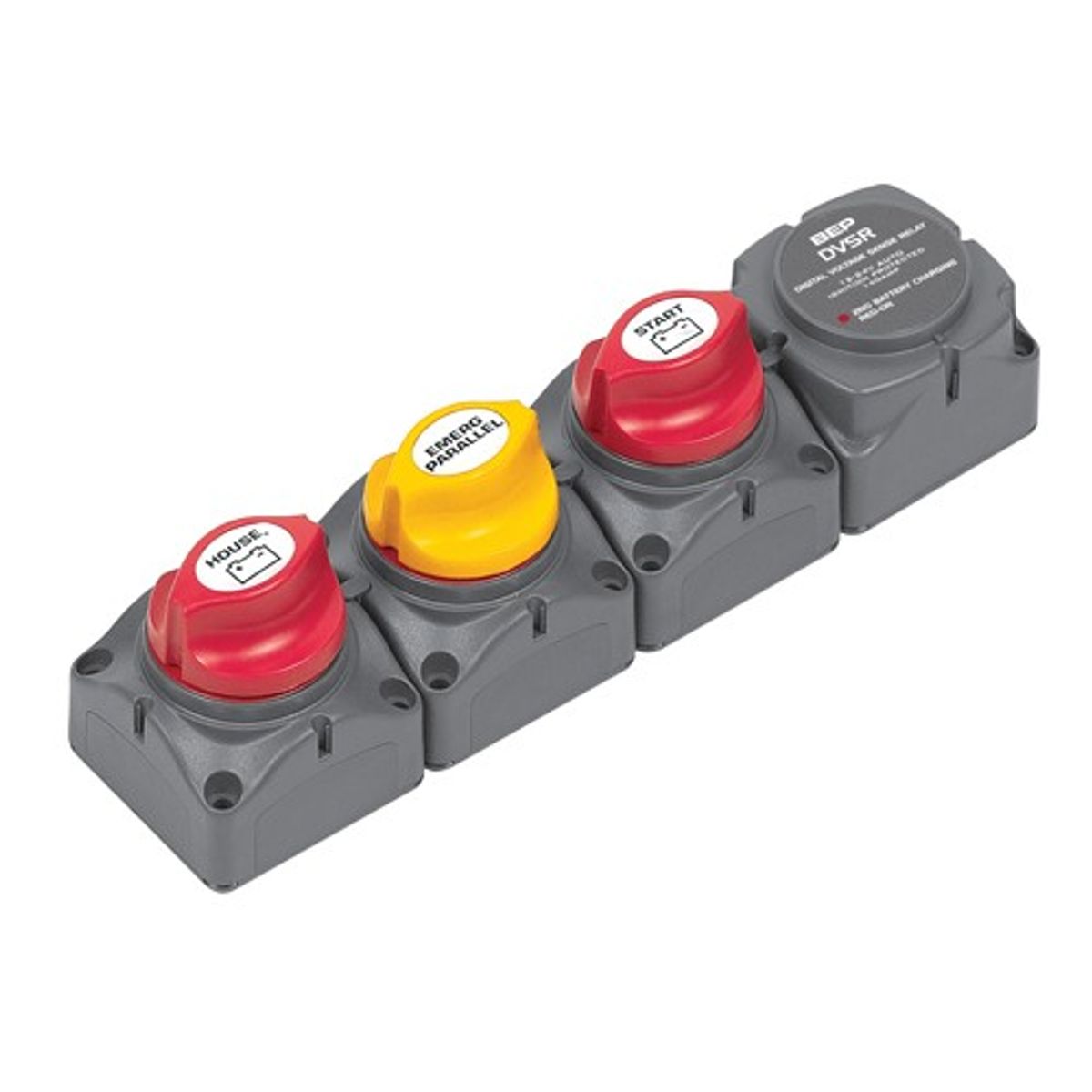 BEP Battery Distribution Cluster with DVSR (2 Batteries / Horizontal)