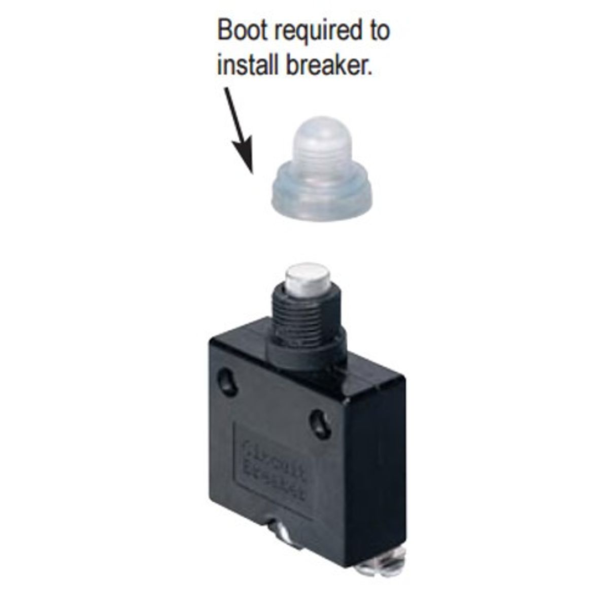 BEP CLB-Boot for BEP CLB Push Reset Circuit Breakers