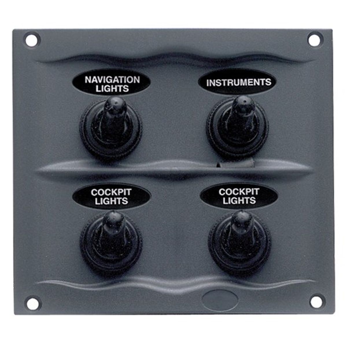 BEP 4-Way Compact Marine Waterproof Panel (Black)