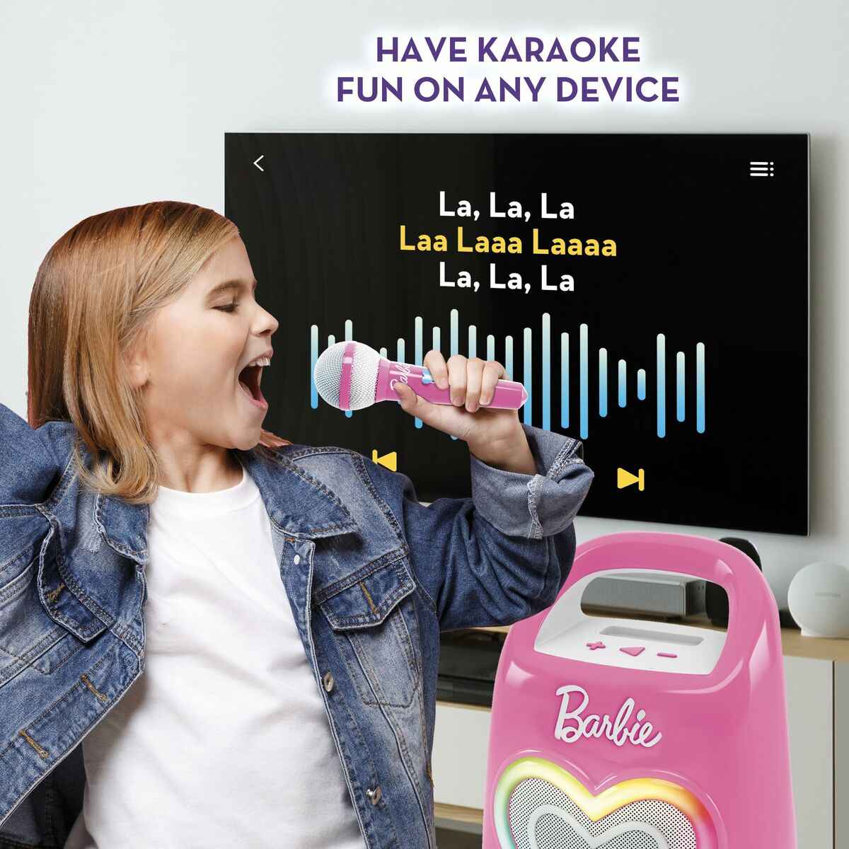 Bluetooth Speaker with Karaoke Microphone Lisciani Giochi