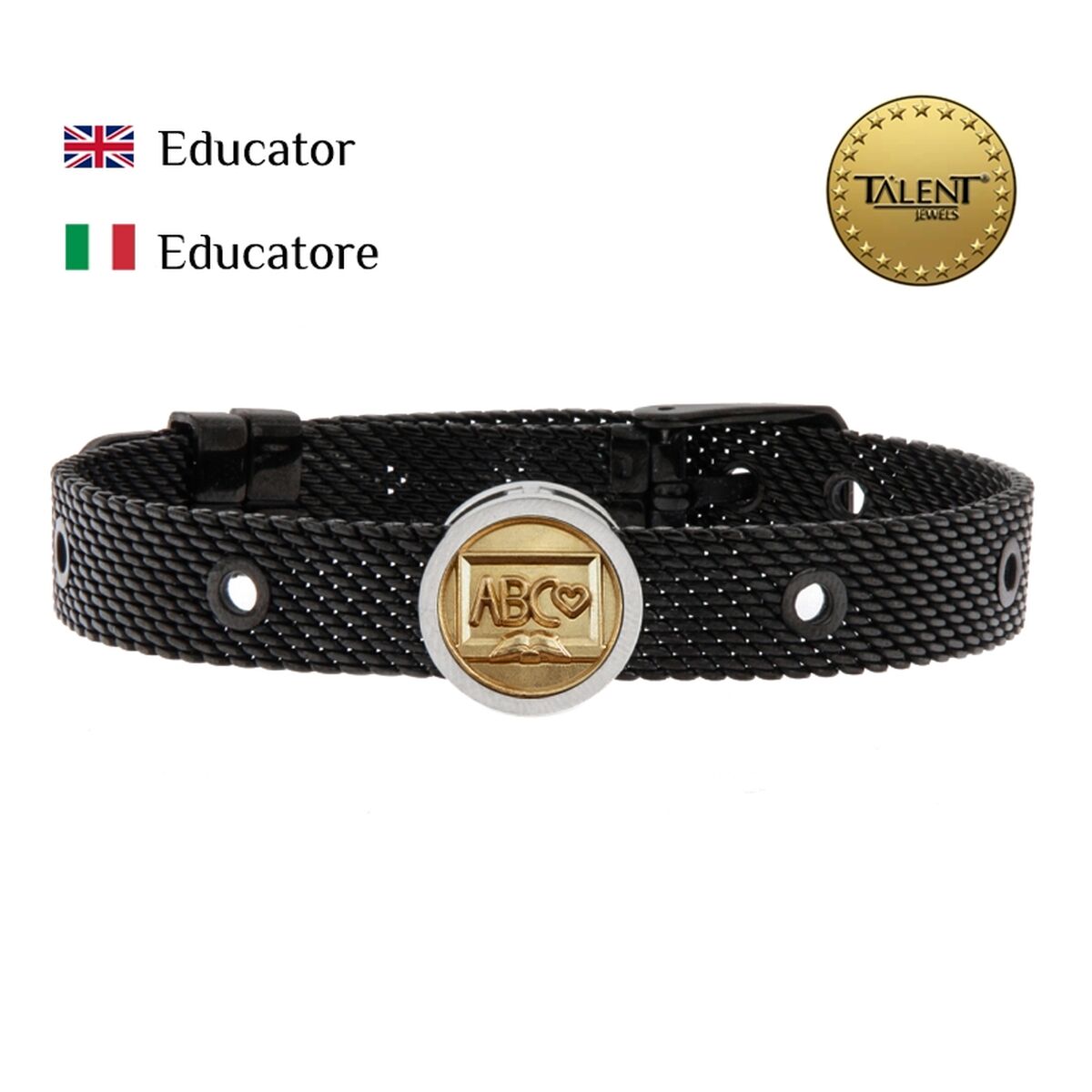 Unisex Bracelet Educator Talent Jewels TJA-2-06-01-2-235 Black