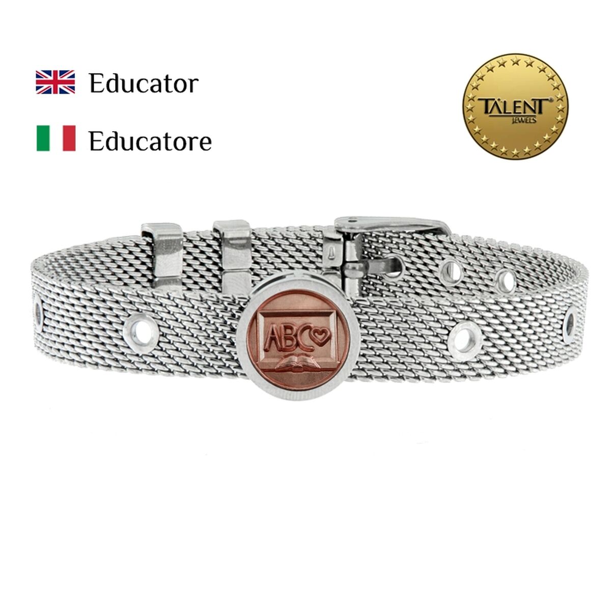 Unisex Bracelet Educator Talent Jewels TJA-2-06-02-1-235 Silver