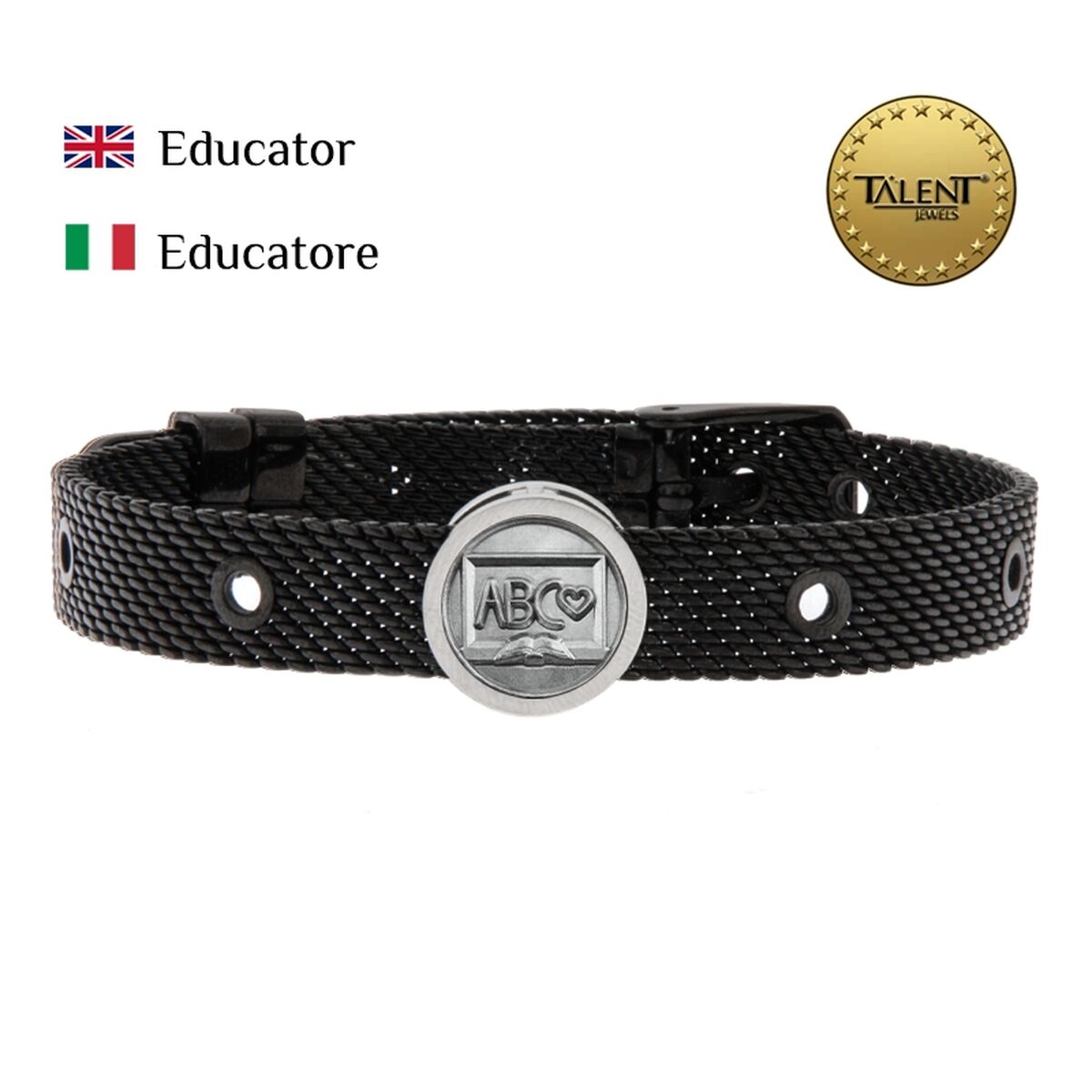 Unisex Bracelet Educator Talent Jewels TJA-2-06-03-2-235 Black