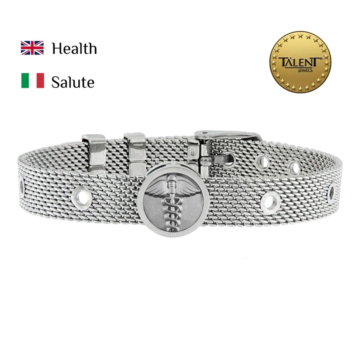Unisex Bracelet Health Talent Jewels TJA-2-04-03-1-235 Silver