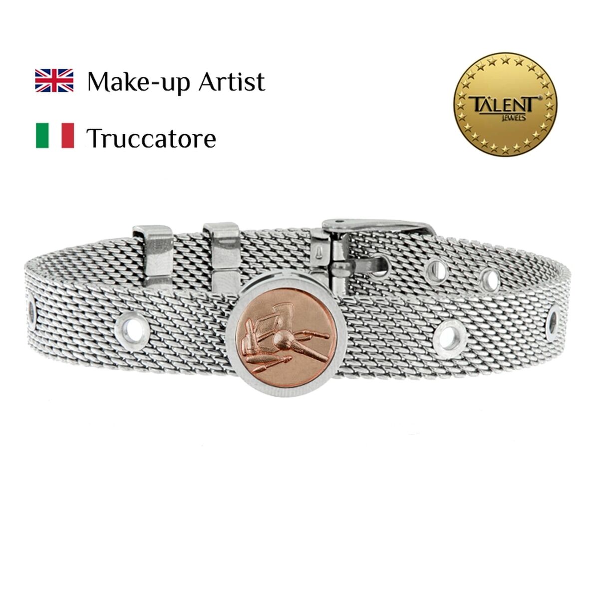 Unisex Bracelet Make-up Artist Talent Jewels TJA-3-18-02-1-235 Silver