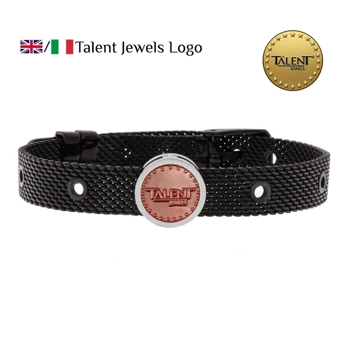 Unisex Bracelet Talent Talent Jewels TJA-6-01-02-2-235 Black