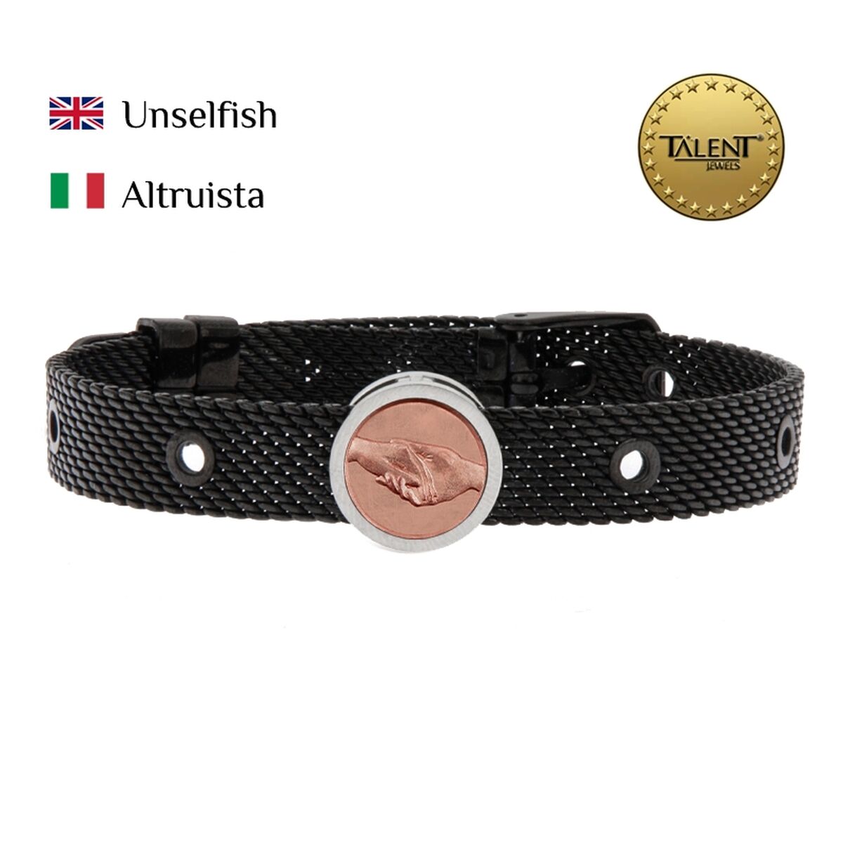 Unisex Bracelet Unselfish Talent Jewels TJA-5-01-02-2-235 Black