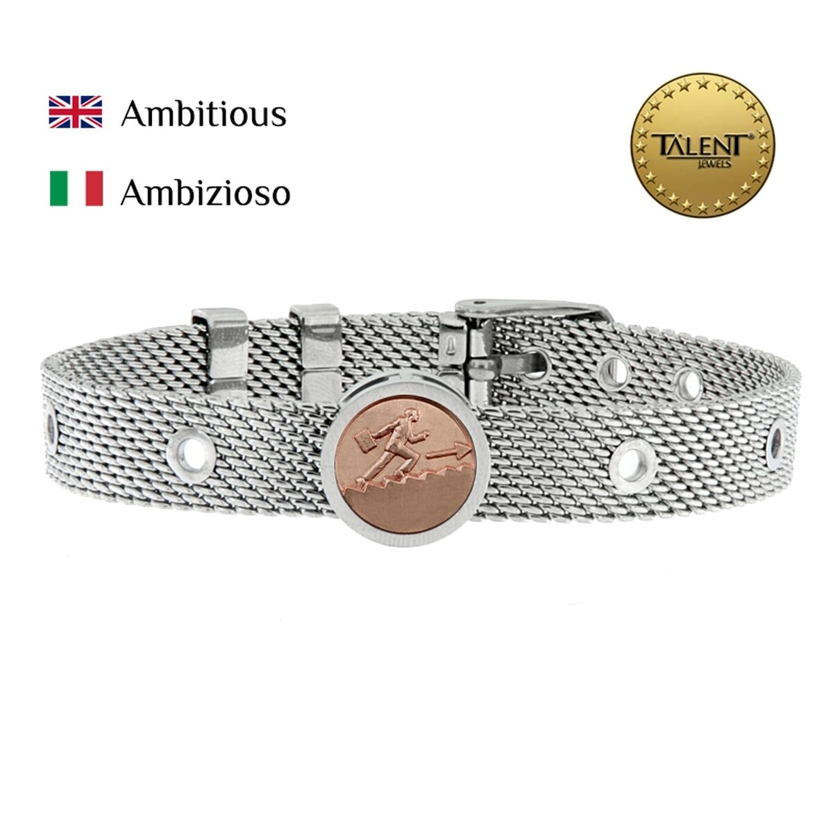 Unisex Bracelet Ambitious Talent Jewels TJA-5-02-02-1-235 Silver