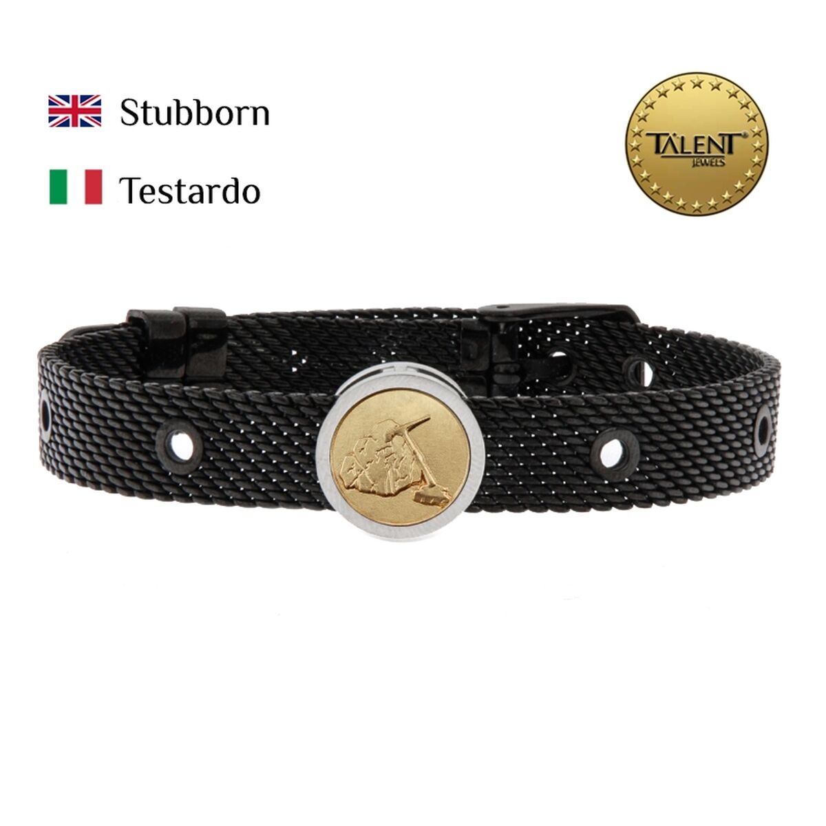 Unisex Bracelet Stubborn Talent Jewels TJA-5-11-01-2-235 Black
